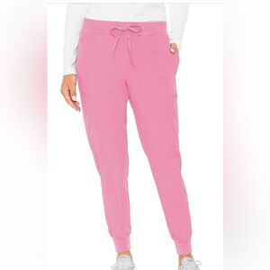 Med Couture Scrub Jogger Pants for Women, Seamed Bottoms, Peaches style